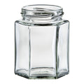 190ml Hexagon Glass Jar