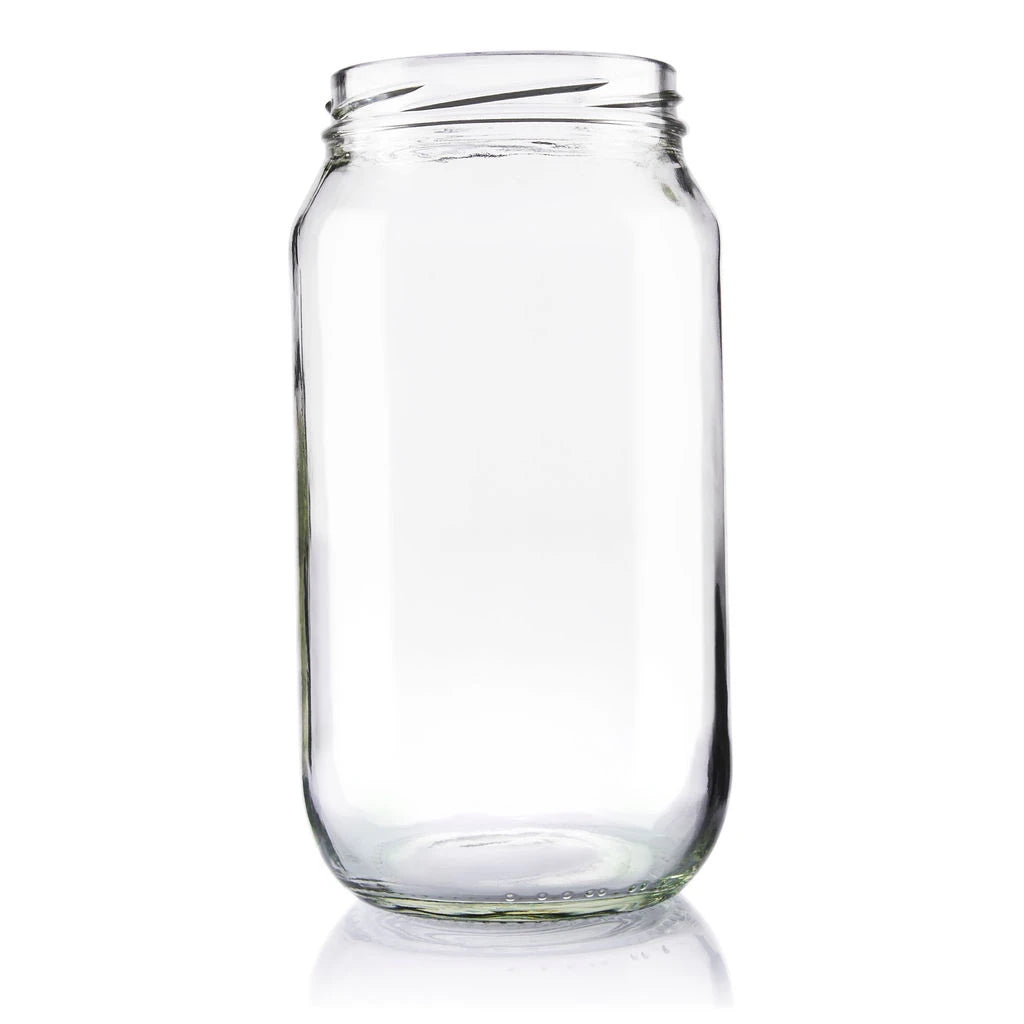 1L Round Glass Jar