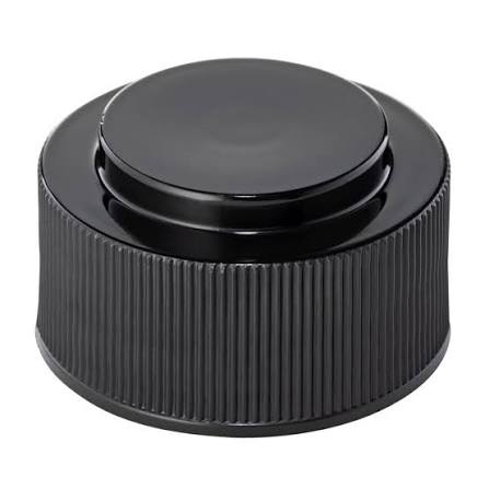 28mm Lid Black Snap & Screw