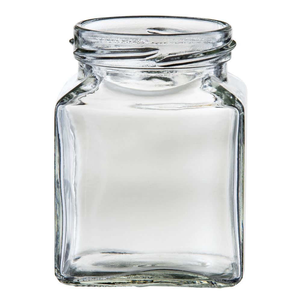 195ml Square Jar