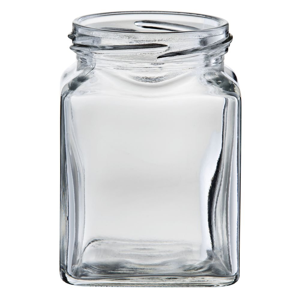 270ml Square Glass Jar
