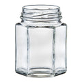 110ml Hexagon Glass Jar