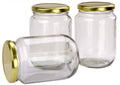 250ml Jar With Gold Lid 40pk